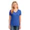 Port & Company® Brights Core Cotton V-Neck Ladies T-Shirt